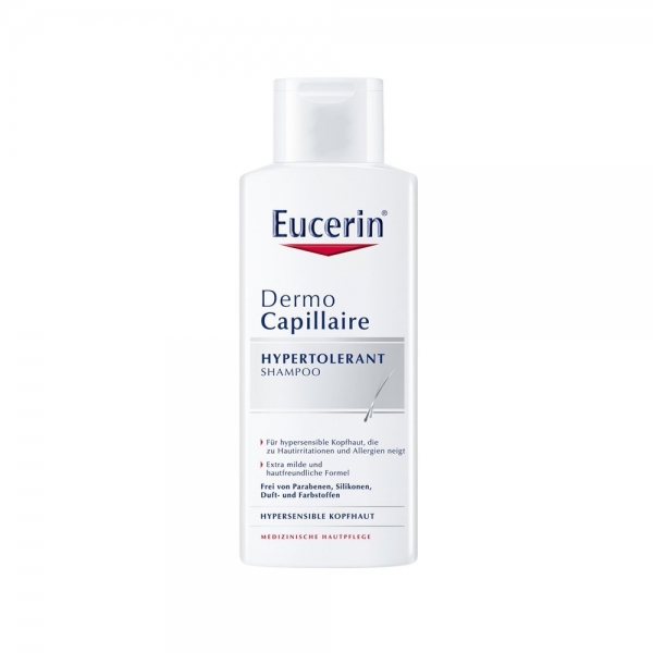 Eucerin DermoCapillaire Hypertolerant Shampoo, 250 ml